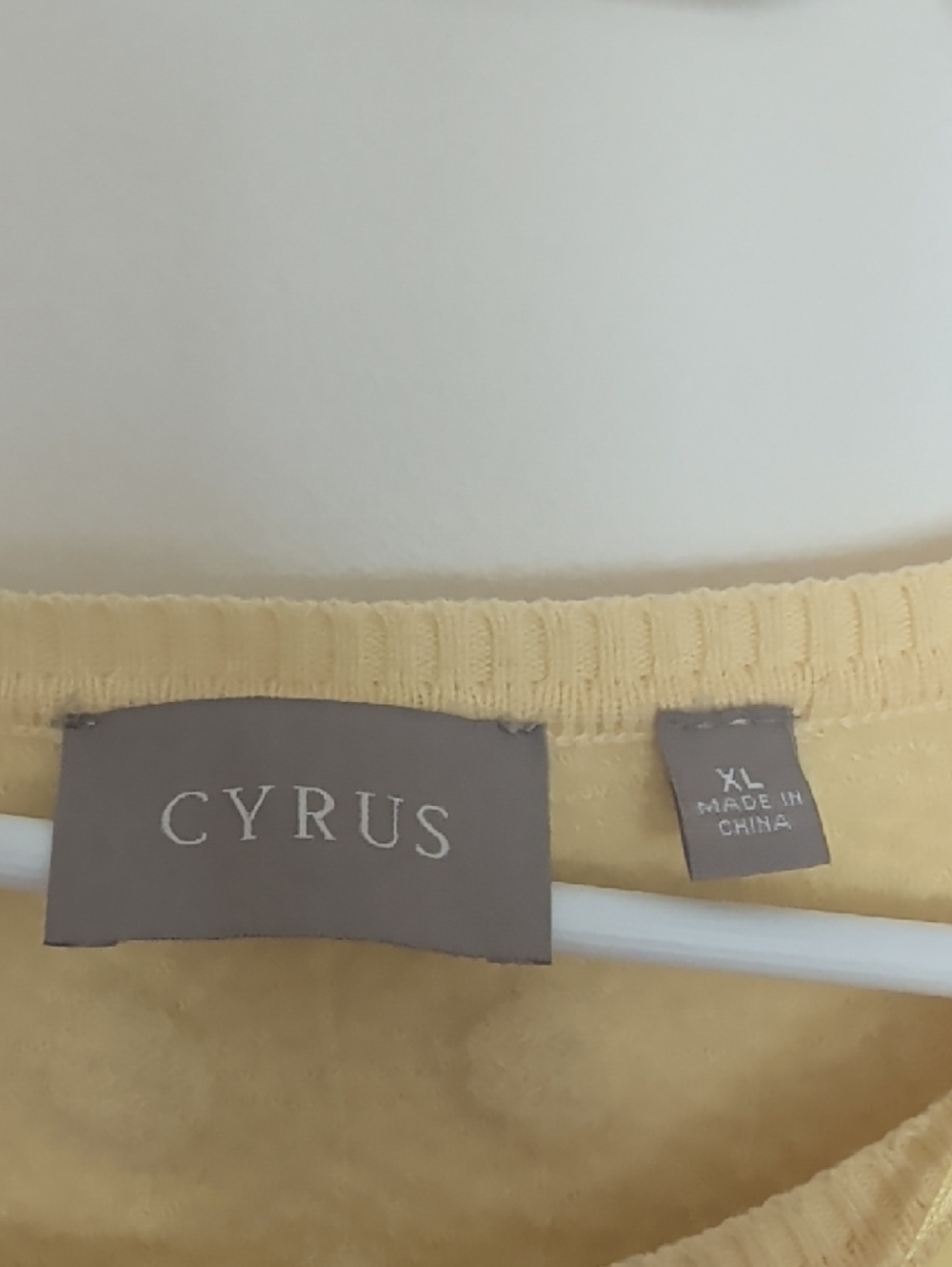 Cyrus Soft Textured Yellow Women’s Sweater - Picture 2 of 5